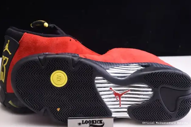 Official Maikesneakers 654459-670 Retro Jordan Air Red 14 Challenge 0423